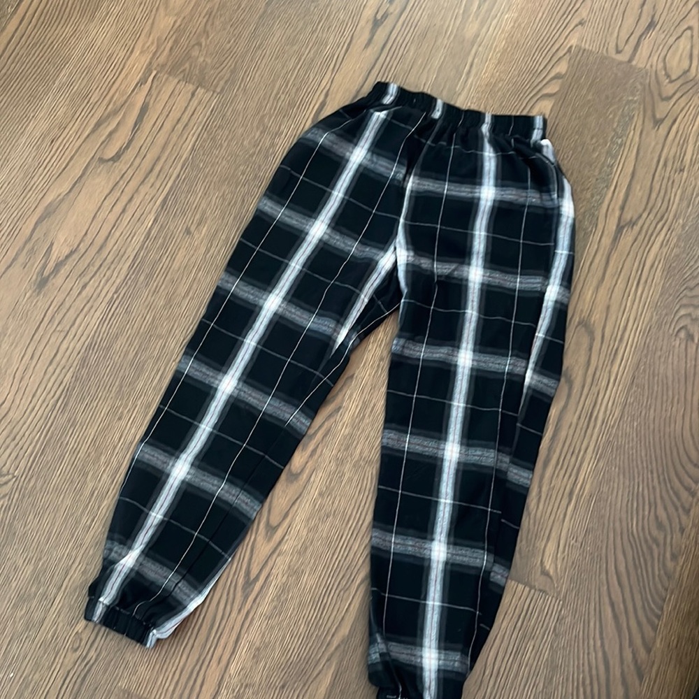 romwe plaid pants